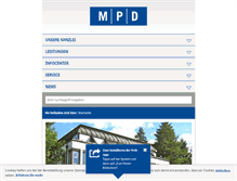 Tablet Screenshot of mpd.at